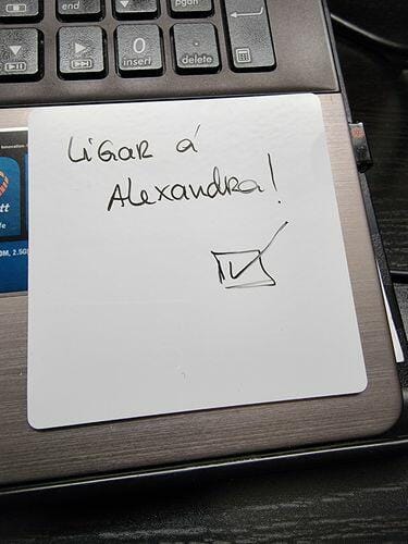Customer photo review of Reusable Sticky Notes