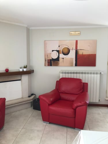 Customer photo review of Rosso astratto