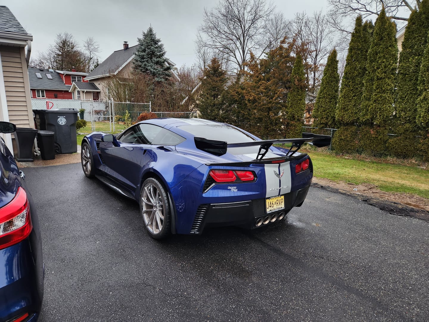 Customer photo review of Corvette C7 ZR1 ZTK Conversion Rear Spoiler High Wing