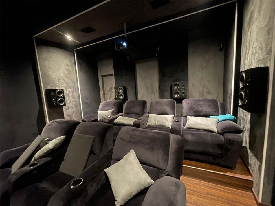 Customer photo review of T80 3-Way Dual 8" Cinema/Studio Monitor Speaker | Theatrus
