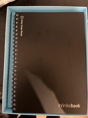 Customer photo review of Infinitebook Plain A5 Black