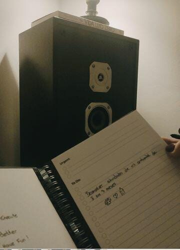 Customer photo review of Infinitebook Plain A5 Black