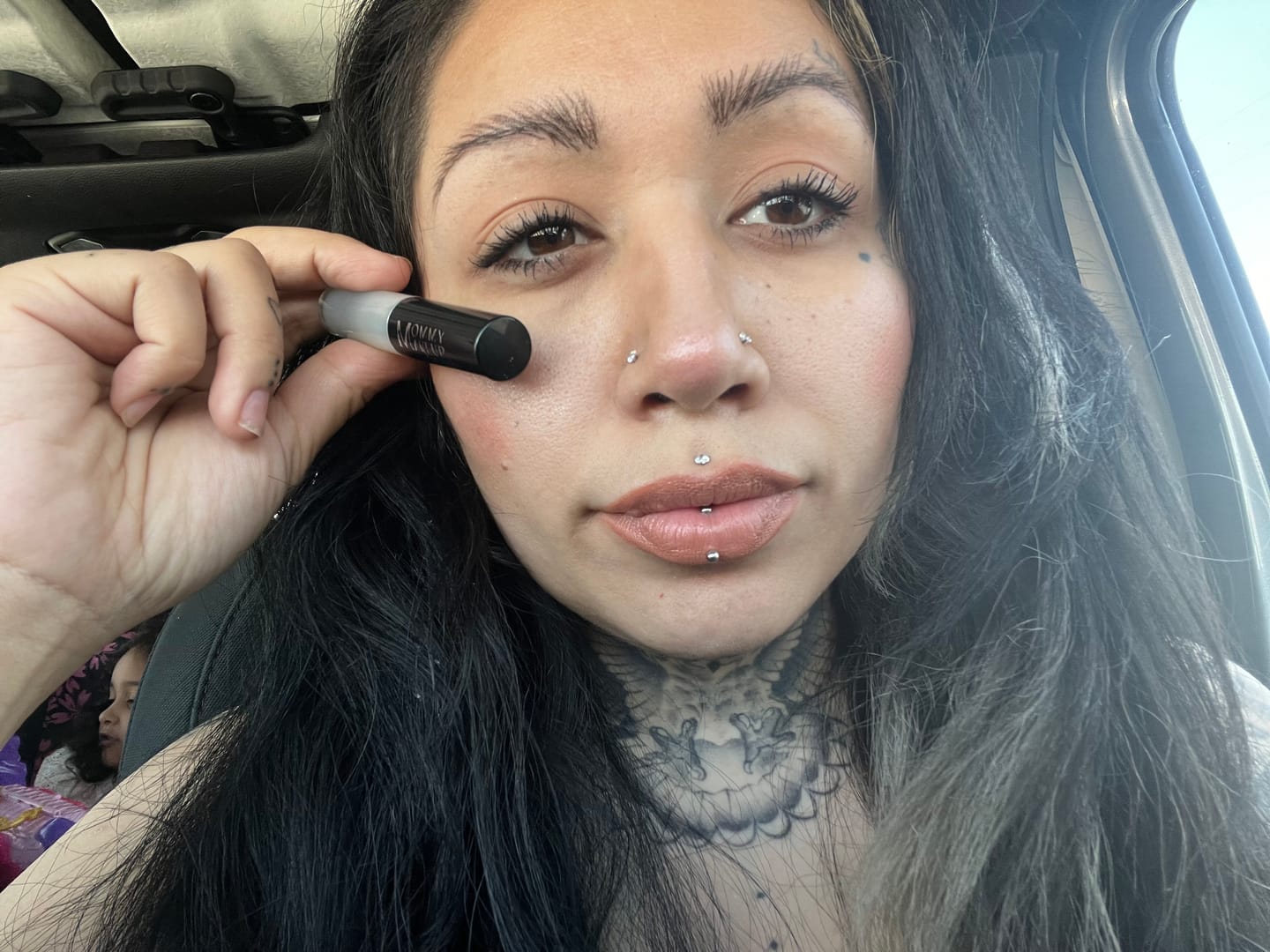 Customer photo review of Lash Shield Waterproofing Top Coat for Mascara & Brows
