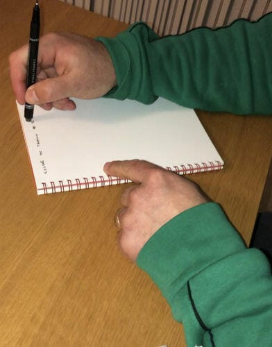 Customer photo review of Infinitebook Plain A5 Red