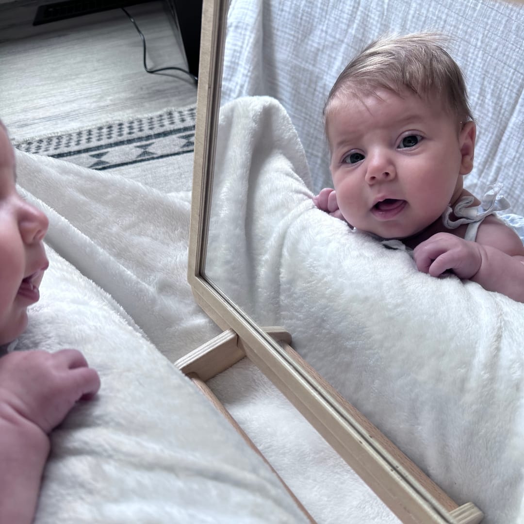 Customer photo review of All-in-one Tummy Time Set