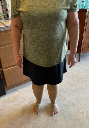 Customer photo review of 18" XLong Skort w/ Bermuda Short and Pockets