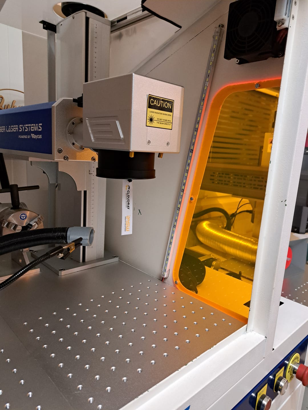 Customer photo review of Cloudray SG7110 Fiber Galvo Scanner Head