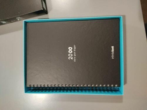 Customer photo review of Infinitebook Planner A5 Black