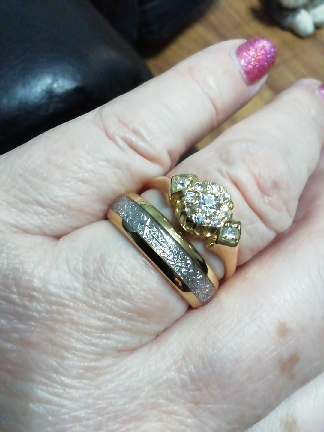 Customer photo review of The Golden Steel 6mm Wonder Ring