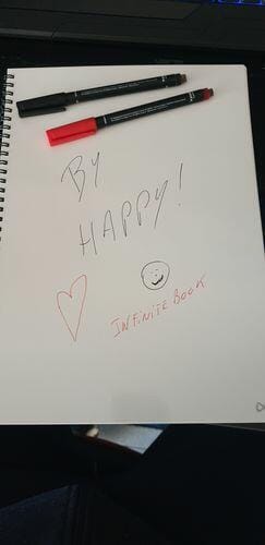Customer photo review of Black and Red Markers Pack (F)