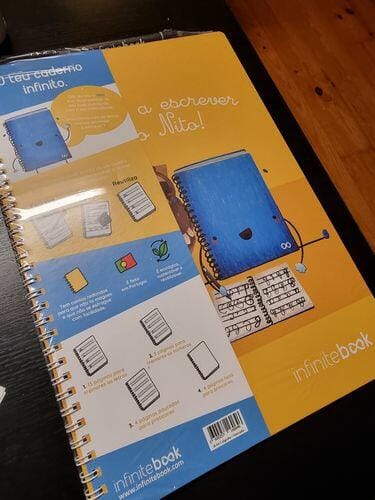 Customer photo review of Infinitebook Calligraphy A4
