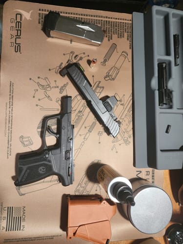 Customer photo review of Ruger Max 9® Schematic Handgun Mat