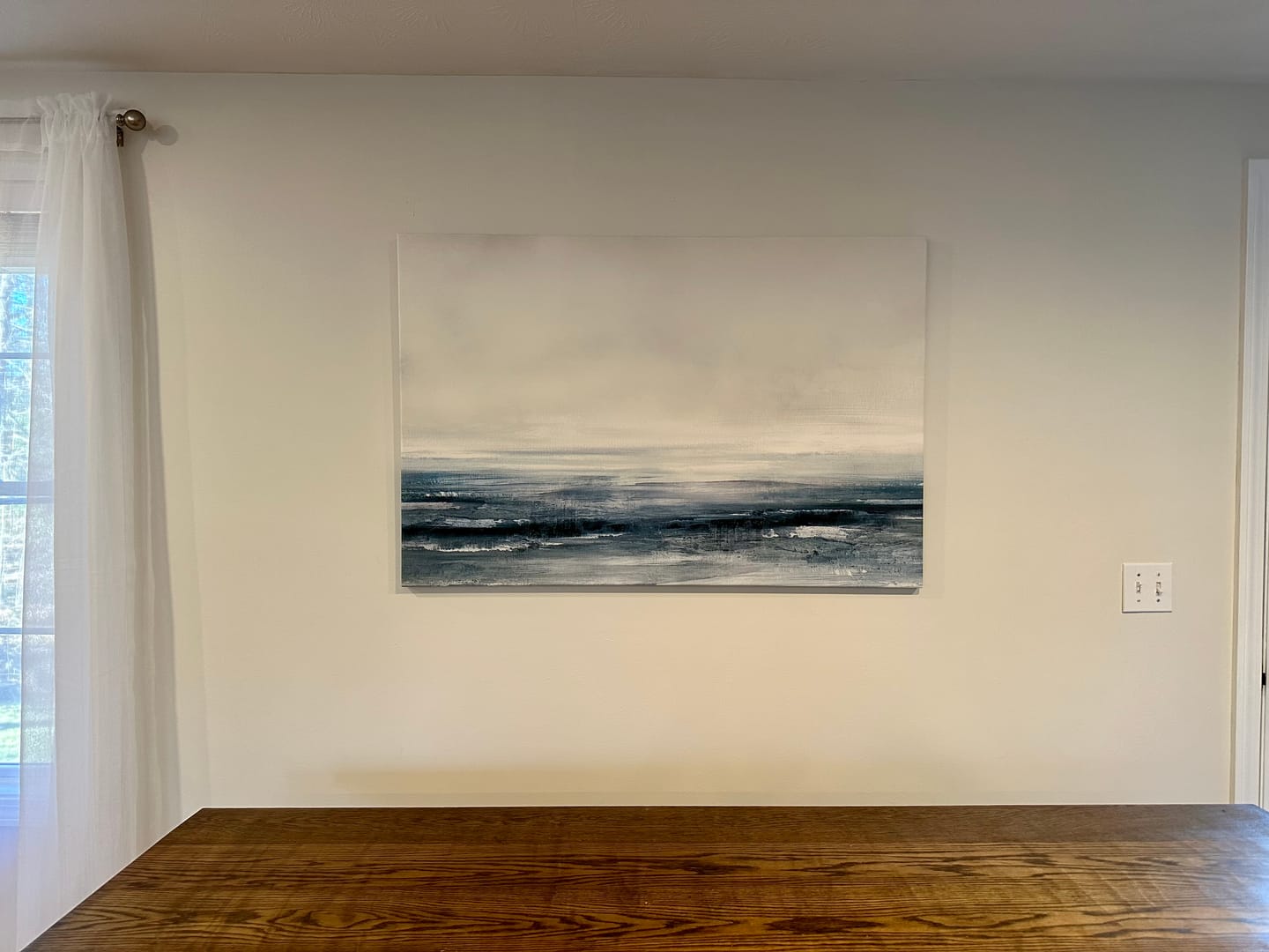 Customer photo review of Large Abstract Artwork Wall Art Canvas Print