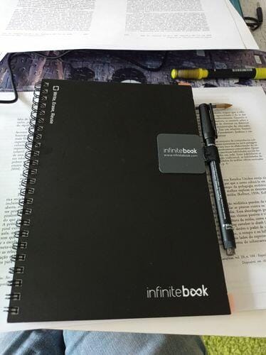 Customer photo review of Infinitebook Plain A5 Black