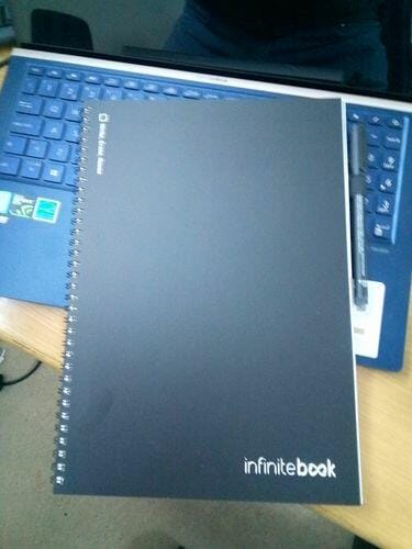 Customer photo review of Infinitebook Plain A5 Blue