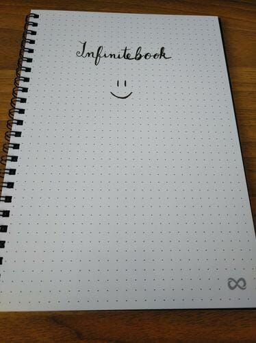 Customer photo review of Infinitebook Dotted A5 Black