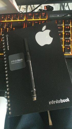 Customer photo review of Infinitebook Lined A5 Black