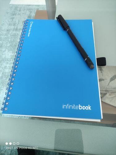Customer photo review of Infinitebook Plain A5 Blue