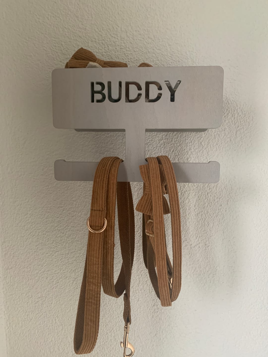 Customer photo review of PERSONALISIERUNG: Hundegarderobe L