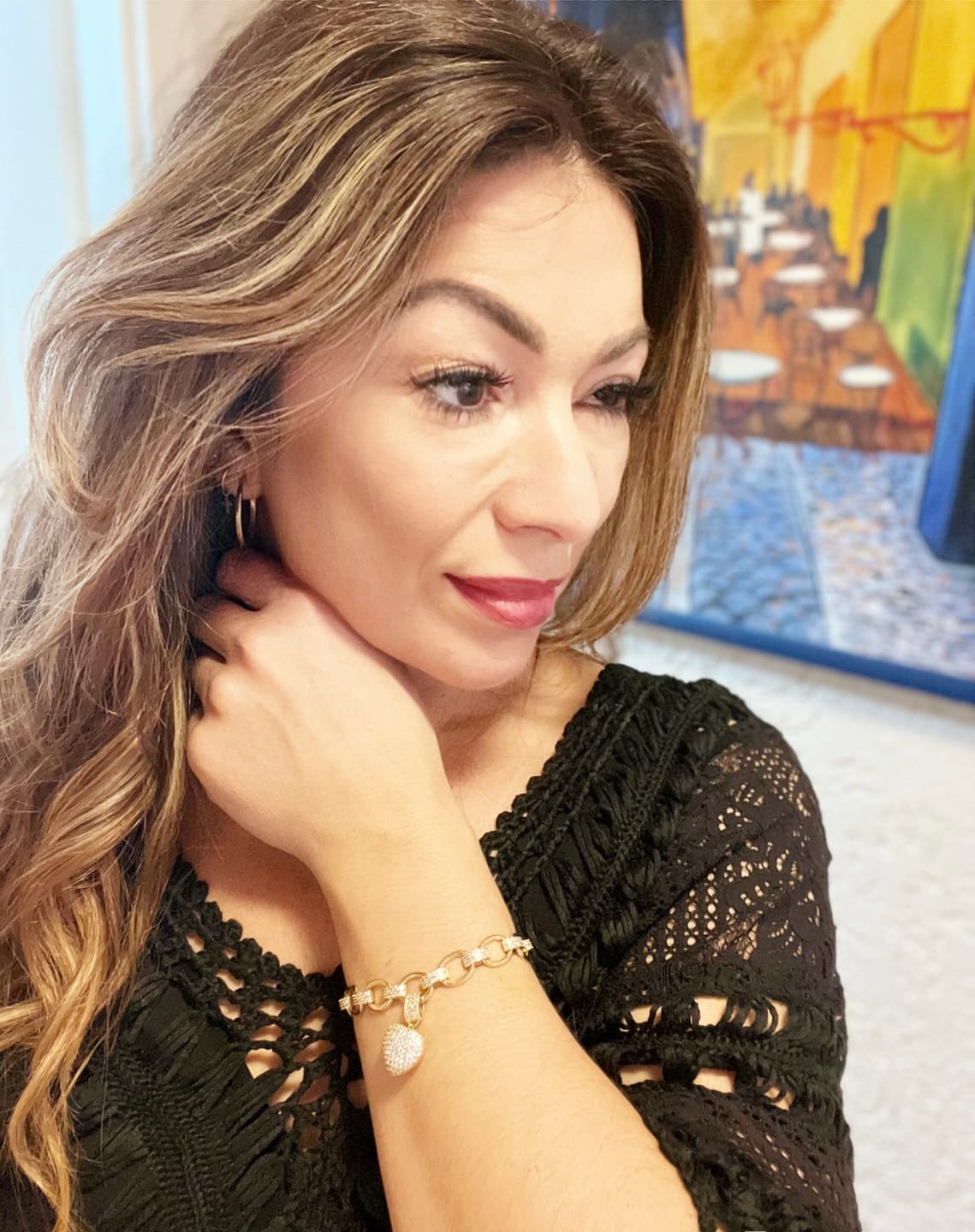Customer photo review of "PARIS" Schmuck Set | Zirkonia Kette + Armband | in zwei Farben