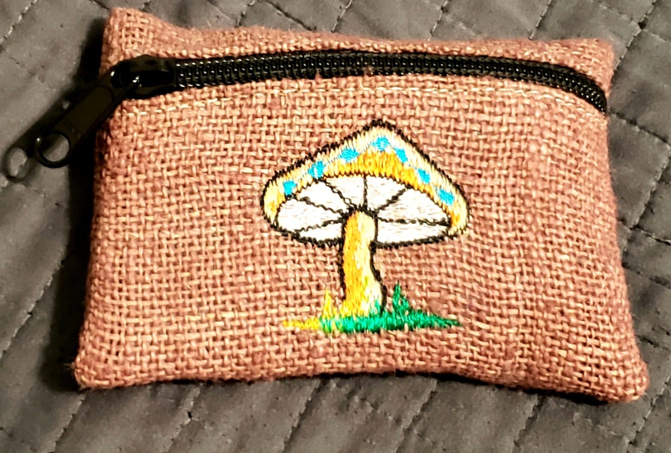 Customer photo review of Hemp Assorted Applique Coin Purse