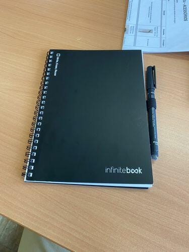 Customer photo review of Infinitebook Plain A5 Black