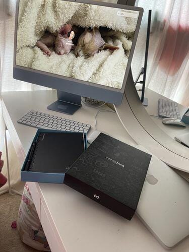 Customer photo review of Infinitebook Plain A5 Black