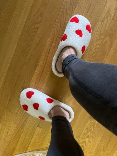 Customer photo review of Lover's Plush Slippers