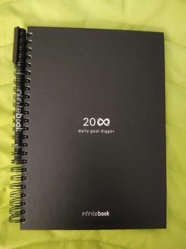 Customer photo review of Infinitebook Planner A5 Black
