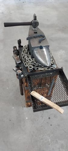 Customer photo review of Cross Peen Hammer for blacksmith