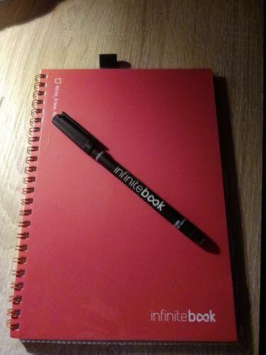 Customer photo review of Infinitebook Plain A5 Red