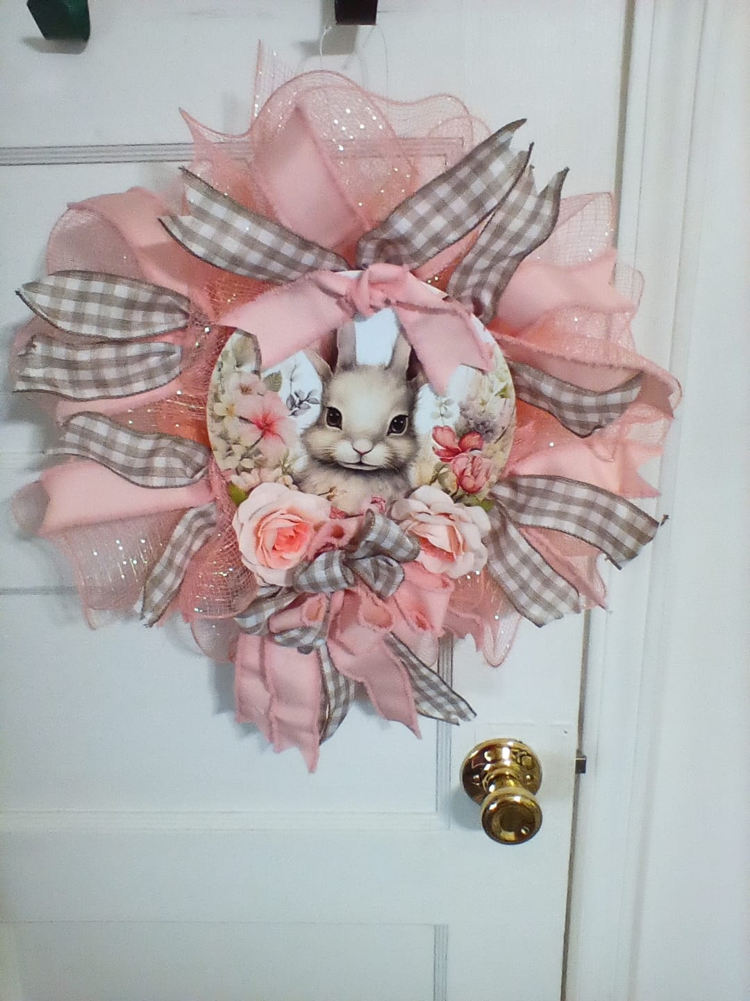 Customer photo review of Mounting Squares Bag of 100 - DECOE-002, attach a wreath sign, sign attachment