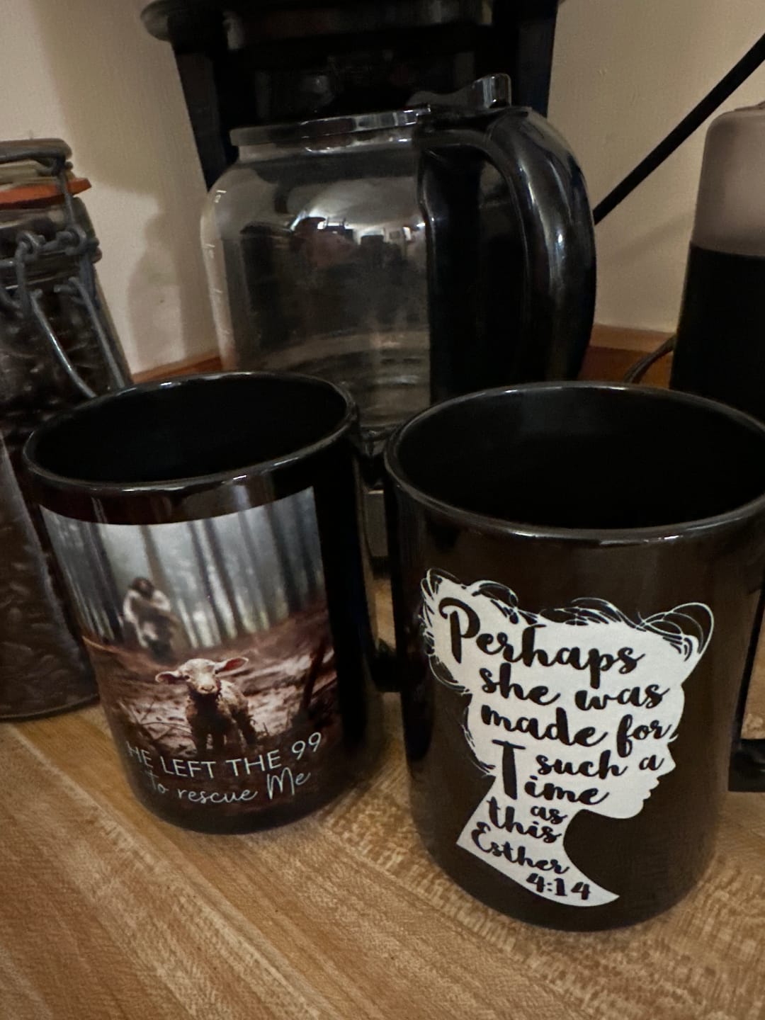 Customer photo review of He Left the 99 to Rescue Me, Jesus and Lost Sheep, Coffee Mug