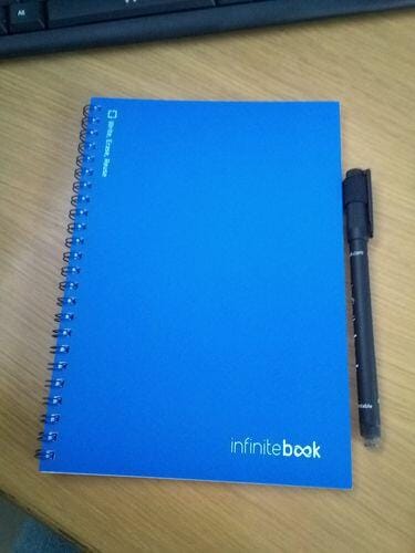 Customer photo review of Infinitebook Plain A4 Black