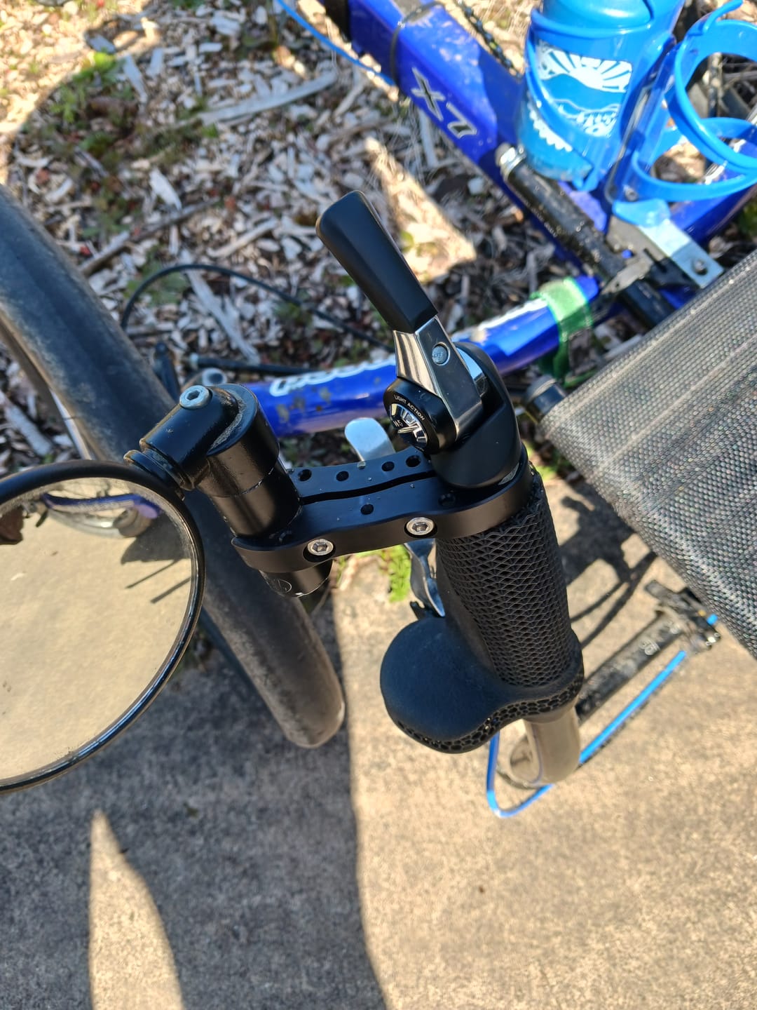 Customer photo review of Bar End Shifter Mount