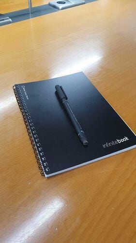 Customer photo review of Infinitebook Plain A5 Black