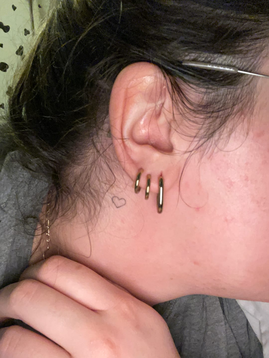 Customer photo review of Essential Earrings Extra Small