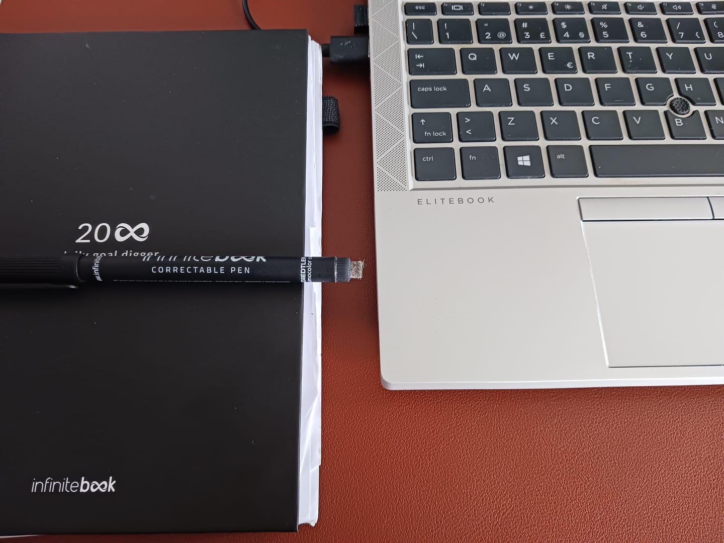 Customer photo review of Infinitebook Planner A5 Black