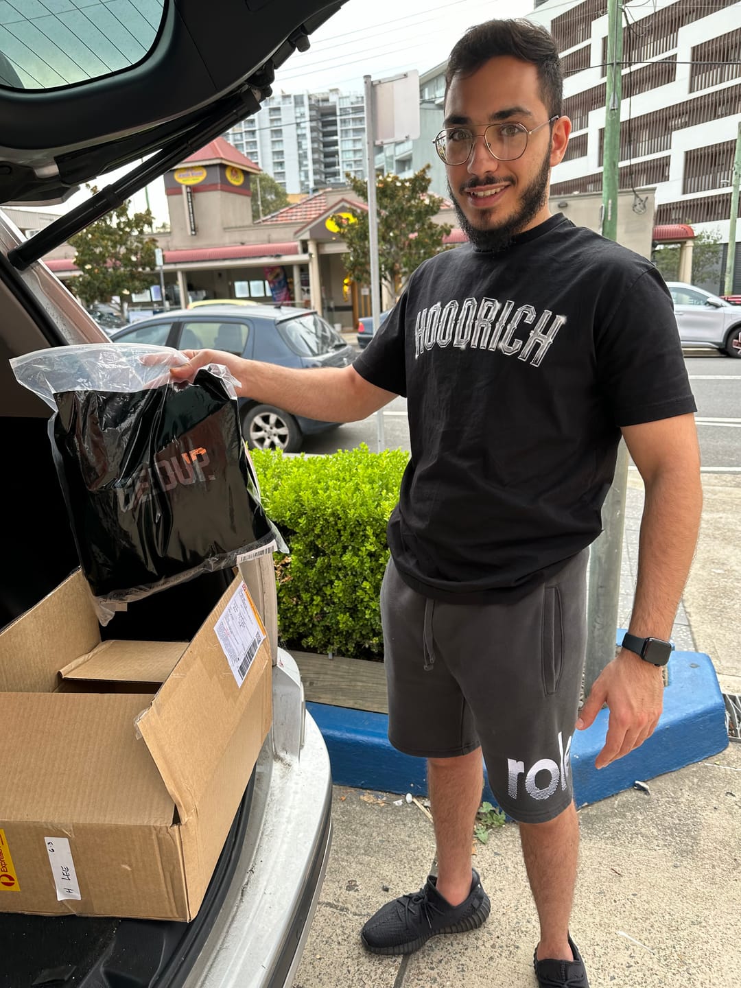 Customer photo review of Geedup x NYFW Black Hoodie