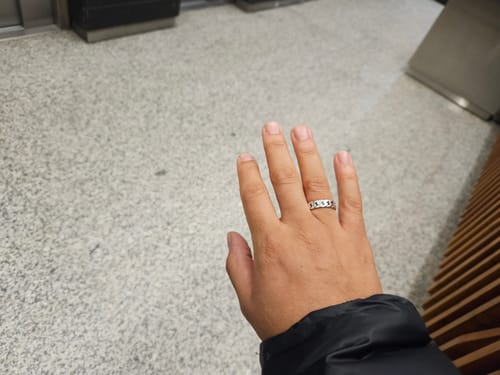 Customer photo review of Aoki - Bague Argent