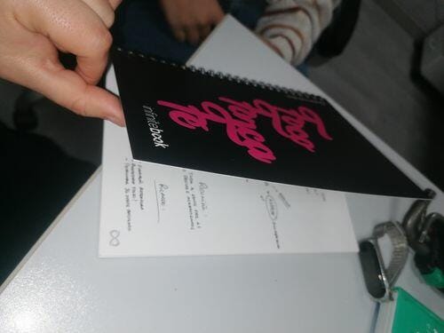 Customer photo review of Infinitebook Plain A5 Black