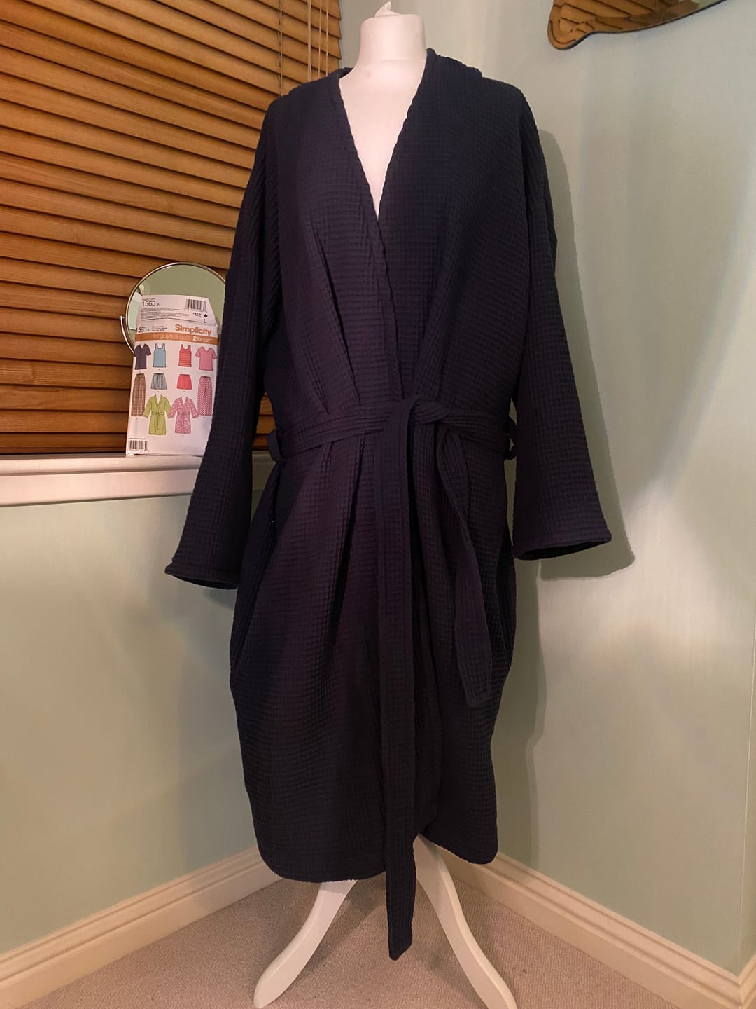 Customer photo review of 100% Cotton Waffle Fabric