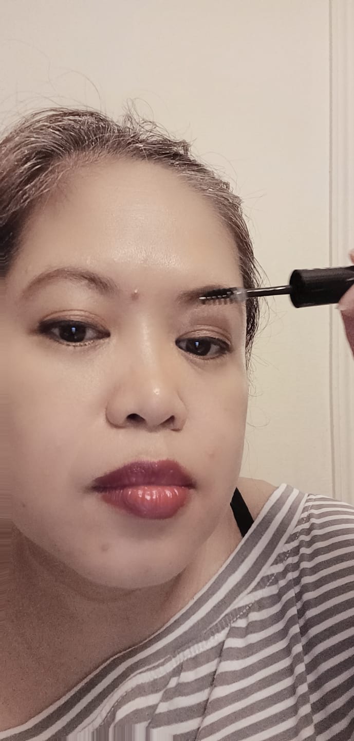 Customer photo review of Lash Shield Waterproofing Top Coat for Mascara & Brows