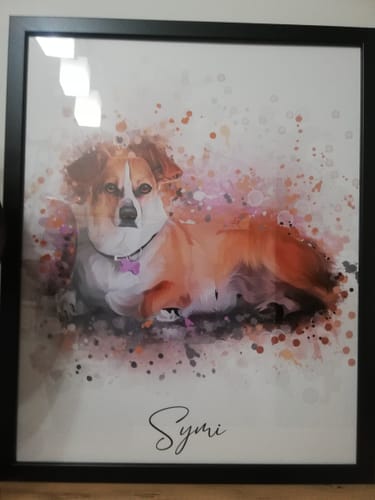 Customer photo review of Πορτραίτο Κατοικίδιου - Ακουαρέλα