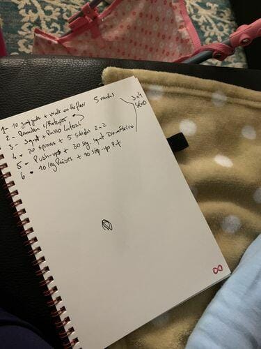 Customer photo review of Infinitebook Plain A5 Red