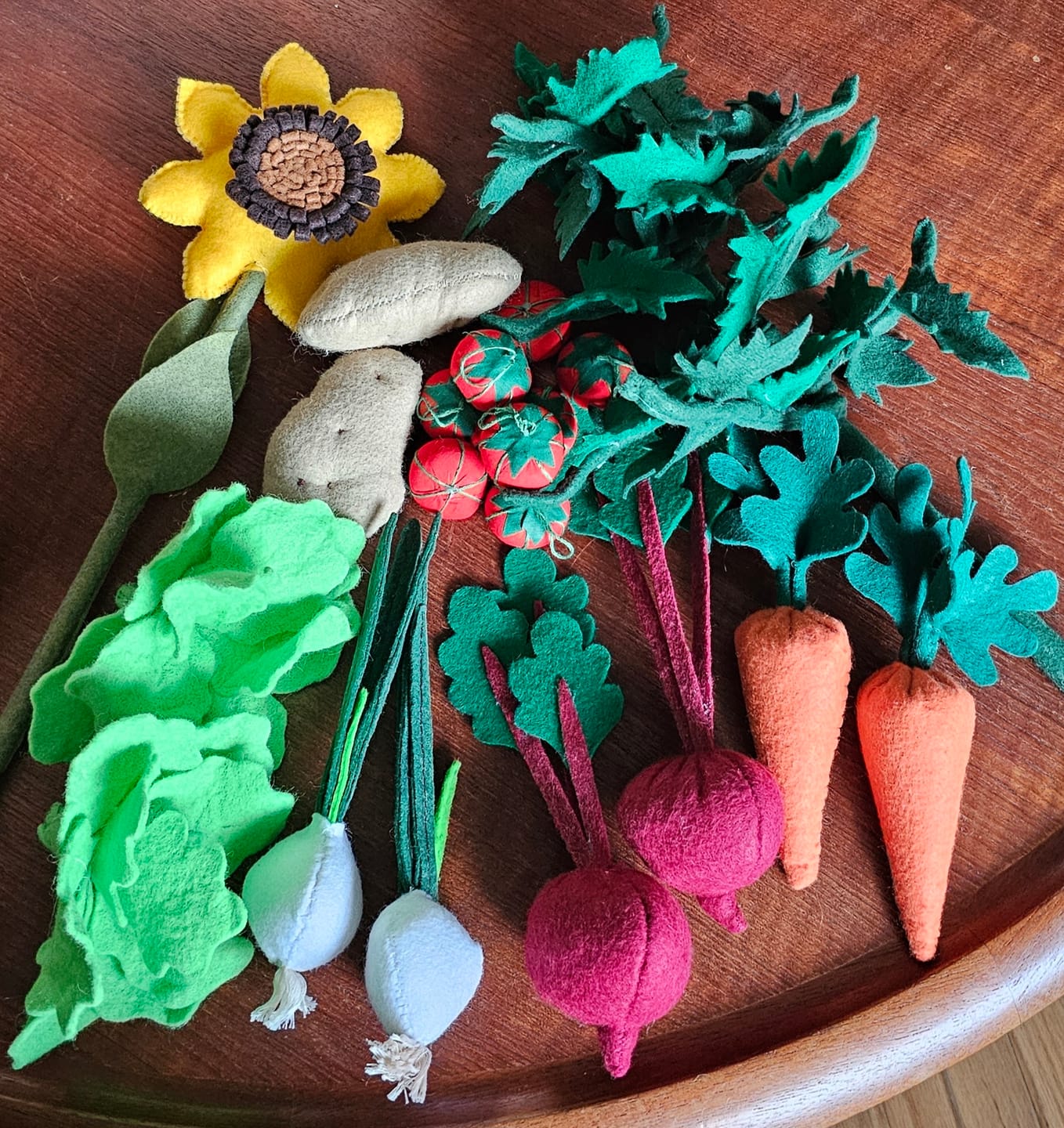 Customer photo review of Premium Wool Blend Craft Felt Sheets - Value Packs