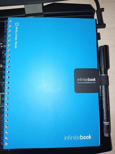 Customer photo review of Infinitebook Plain A5 Blue
