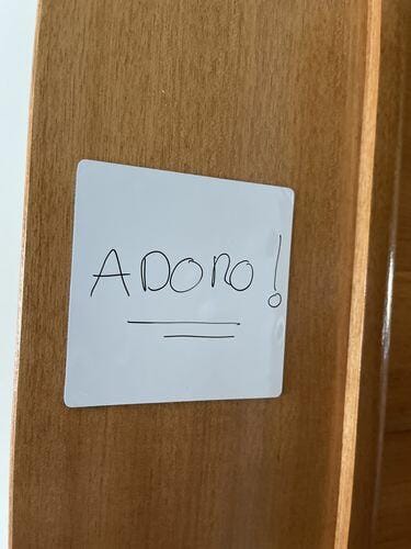 Customer photo review of Reusable Sticky Notes