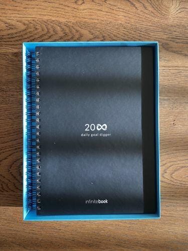Customer photo review of Infinitebook Planner A5 Black