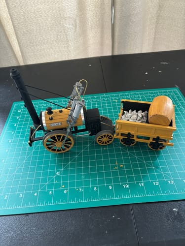 Reseña con foto de un cliente sobre Maqueta Tren Rocket
